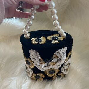 Anthropologie Beaded Embellished bag/purse
